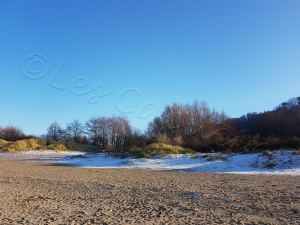 Plage en hiver